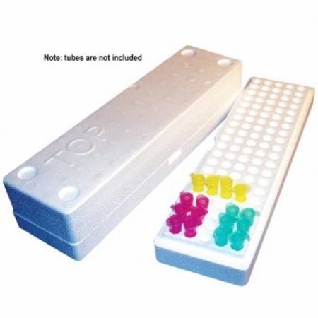 HEATHROW SCIENTIFIC Styrofoam Micro-Tube Storage Box, 10/PK 145746